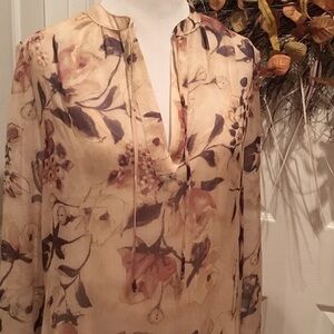 Lauren by Ralph Lauren floral print tunic